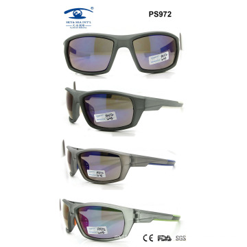 Plastic Newest Sport Sunglasses for Woman Man (PS972)